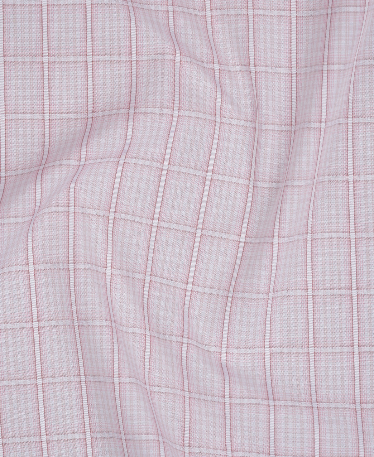 Thomas Mason Pink Tailored Poplin Check Shirt