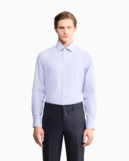 Signature Regular-Fit Cotton Stripe Shirt
