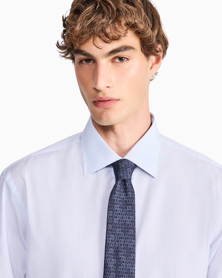 Classic Striped Cotton Regular-Fit Shirt