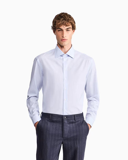 Classic Striped Cotton Regular-Fit Shirt