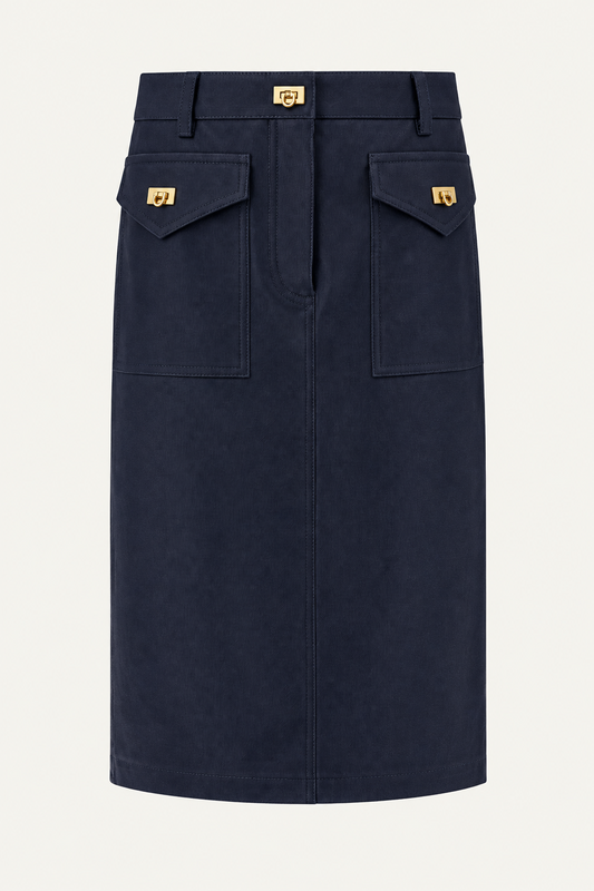 Luxurious Nappa Leather Skirt