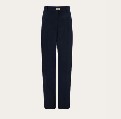 Cable Knit & Cashmere-Blend Tailored Trouser Set