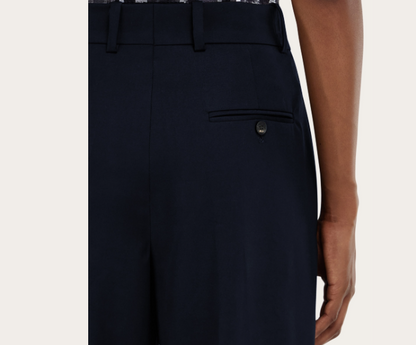 Cable Knit & Cashmere-Blend Tailored Trouser Set