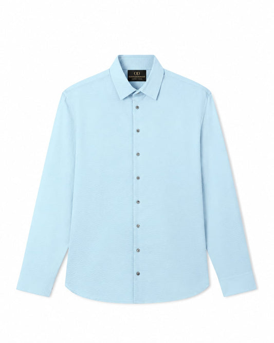 Classic Textured Cotton Shirt