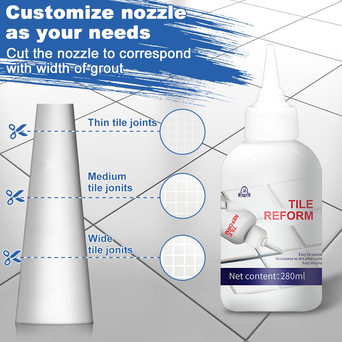 AERLLE - Tile Reform Grout Sealer