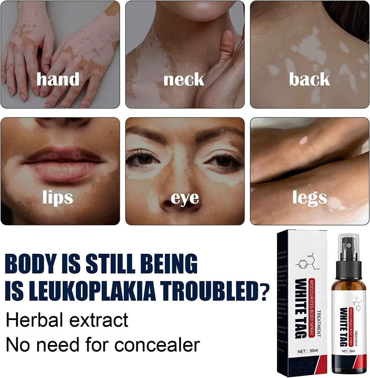 Dermax White Tag Body Moisturizing Spray