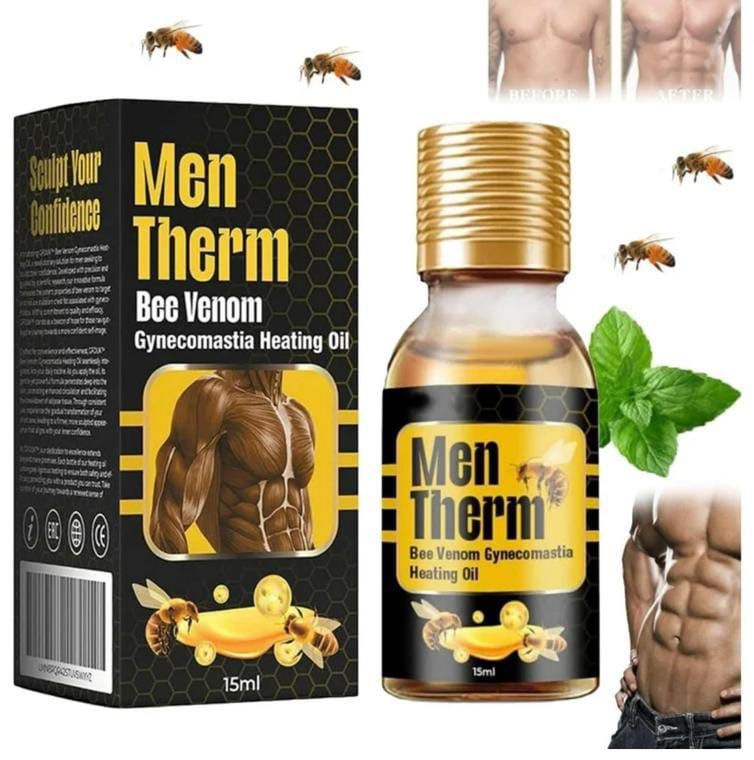 MenTherm Bee Venom Gynecomastia Heating Oil